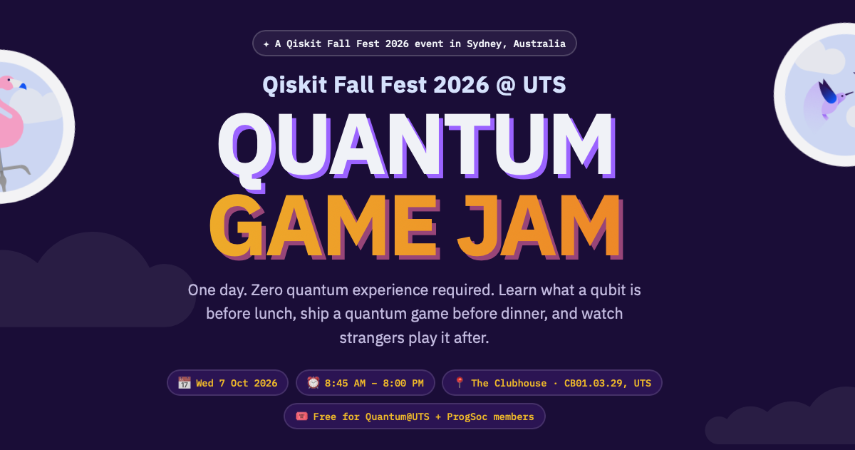 Python Loop Function Cheat Sheets Resources · Qiskit Fall Fest 2026 @ UTS